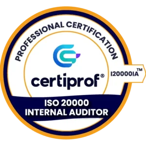 Voucher de Examen ISO/IEC 20000 Internal Auditor Professional Certification (I20000A™ / I20000IA™) de CertiPro.