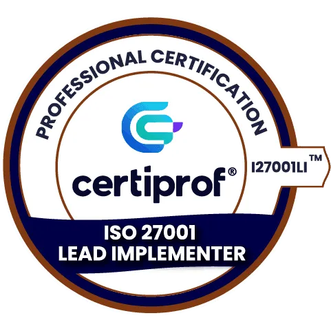 Voucher de Examen ISO 27001 Lead Implementer Professional Certification (I27001LI™) de CertiProf.